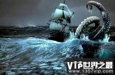深海巨兽挪威海怪，体长100米的恐怖八爪怪