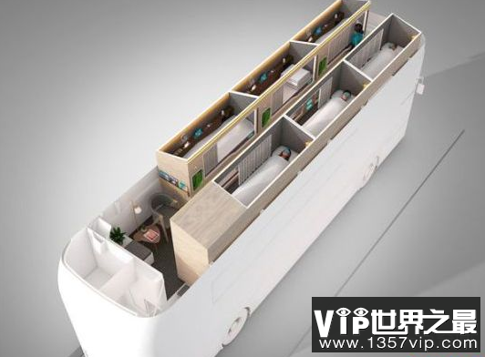 世界上最豪华的公共汽车胶囊酒店