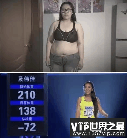 最美丽的胖子和维吉参加了72斤的减肥计划