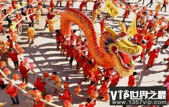世界上最长的板桥龙灯是1543米（元宵节）