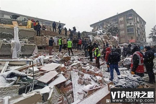 土耳其强震致城市位移超3米 弹性能量突释放(阻力影响)