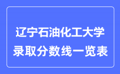 2023年高考多少分能上辽宁石油化工大学？附各省录取分数线