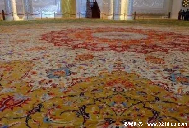 世界上最大的波斯地毯 耗资580万美金打造(手工制作)
